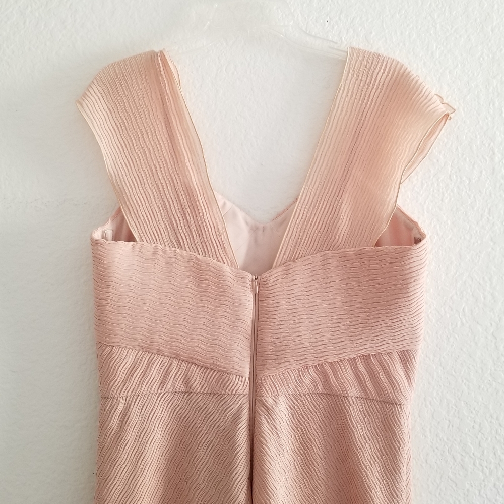 MaxMara Ananas Midi Sheath Dress Size US 14 Blush Pale Pink - Picture 10 of 13